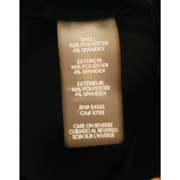 CALVIN KLEIN ASSYMETRICAL ZIPPER 3/4 SLEEVE SHEATH DRESS, BLACK , SIZE 14 - Picture 7 of 9